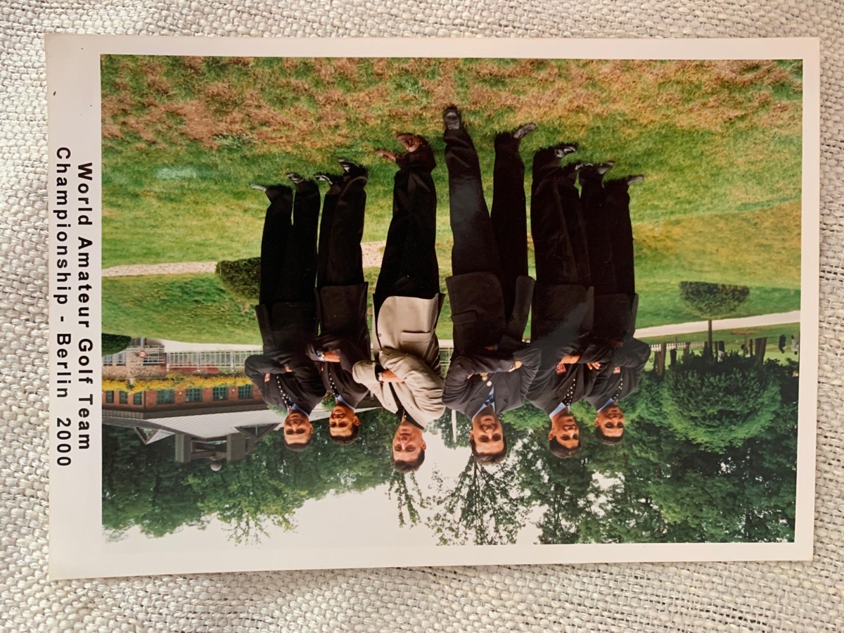 Assaad Zmerli at the World Amateur Golf Championship — Berlin 2000